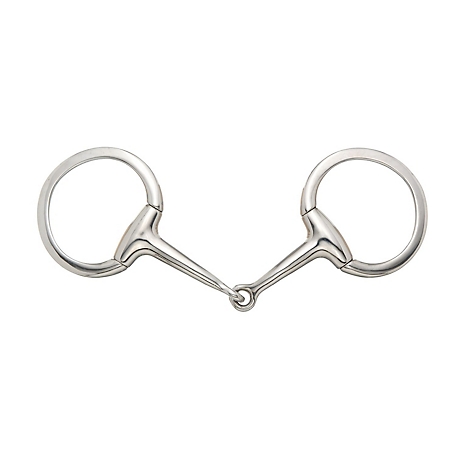 Tough-1 Eggbutt Snaffle Bit with 5 in. Mouthpiece
