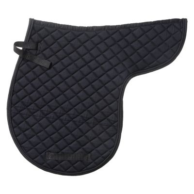 Tough-1 Quilted Contour 100% Cotton Twill English Horse Saddle Pad