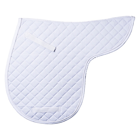 Tough-1 Quilted Contour 100% Cotton Twill English Horse Saddle Pad