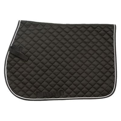 Tough-1 EquiRoyal Square Quilted Cotton Comfort English Saddle Pad, 24 in. Spine, 20 in. Drop