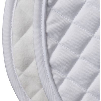 Image showing  EquiRoyal Contour Quilted Cotton Comfort All-Purpose English Saddle Pad, Miniature