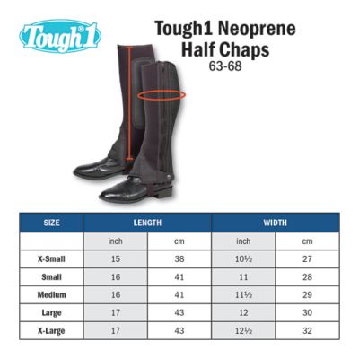Image showing  Unisex Neoprene Half Chaps