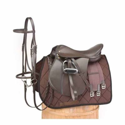 Tough1 Event Winner English Saddle Set, 18 in.