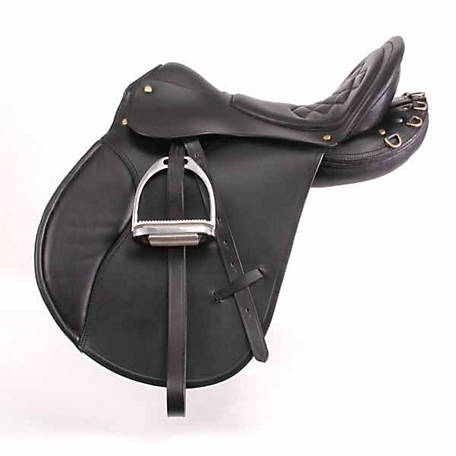 Details about   Brown Eventing All Purpose Jumping Leather English Horse Saddle Tack 16" 17” 18”