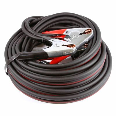 Forney 12 ft. #4 Twin Cable Heavy-Duty Battery Jumper Cables
