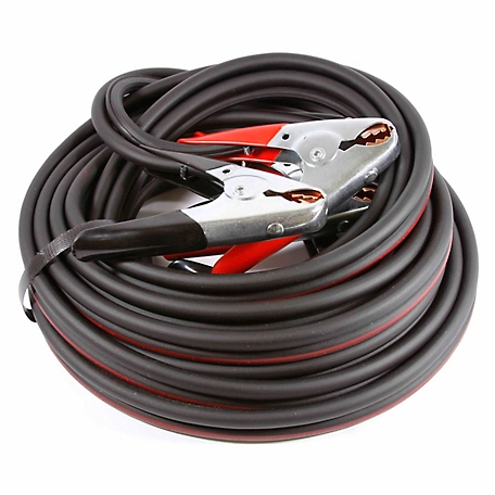 Forney 25 ft. #4 Twin Cable Heavy-Duty Twin Cable Battery Jumper Cables