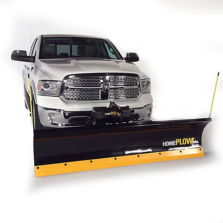 Meyer Products 7 ft. 6 in. Power HomePlow Snow Plow Attachment, Auto Angle, 26500