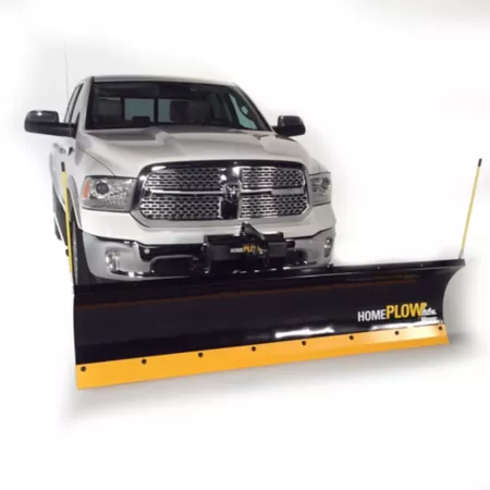 Meyer Products 7 ft 6 in Power HomePlow Snow Plow Attachment Auto Angle Truck Snow Plows