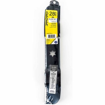 Cub Cadet 28 in. Deck Lawn Mower Blade Set for Cub Cadet Mowers, 2-Pack