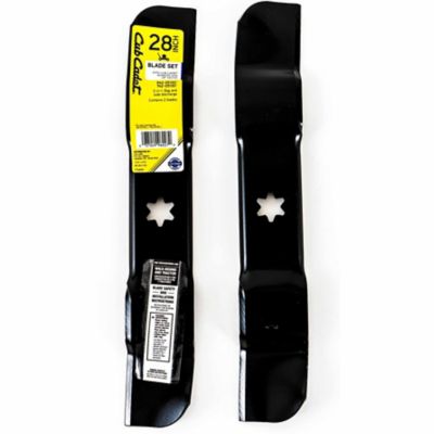 Image showing  28 in. Lawn Mower Blades for Cub Cadet Mowers, 2-Pack