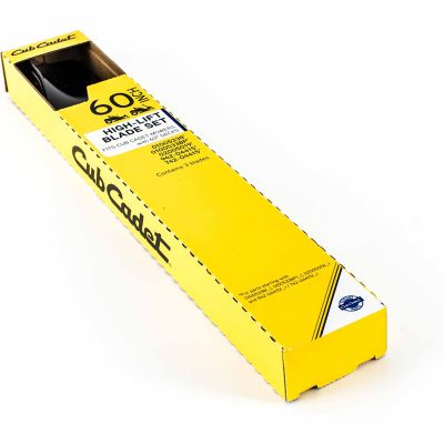 Image showing  60 in. High-Lift Lawn Mower Blades for Cub Cadet Mowers, 3-Pack