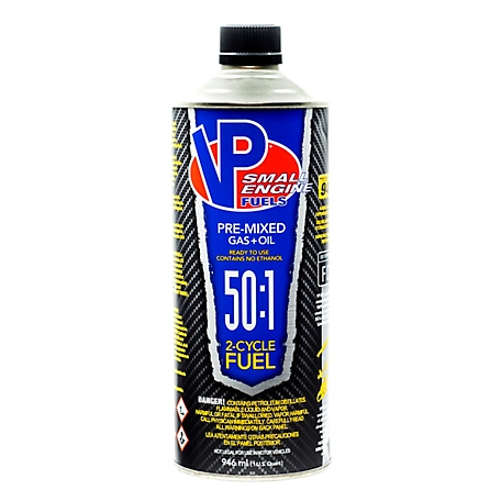 VP Racing Fuels Pre-Mixed 50:1 2-Cycle Small Engine Fuel, 32 oz.