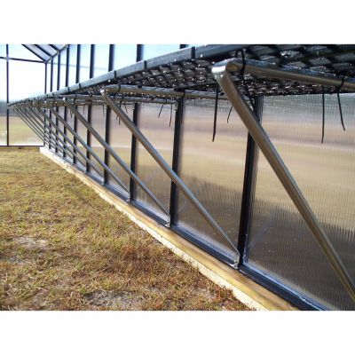 Image showing  8 ft. x 12 ft. Black Mojave Backyard Greenhouse