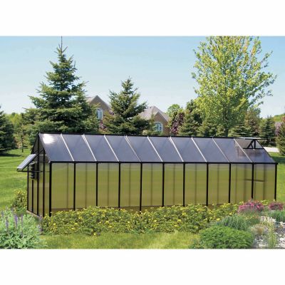 Monticello Mojave 8 ft. x 20 ft. Black Backyard Greenhouse -  MONT-20-BK-MOJAVE