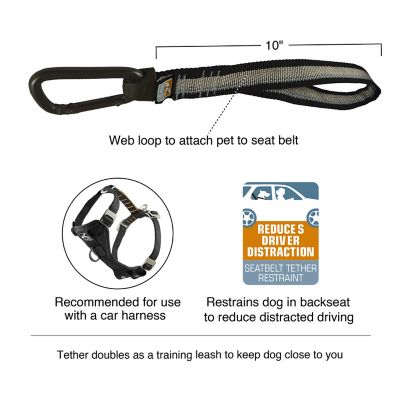Image showing  Dog Seat Belt Pet Safety Tether with Carabiner