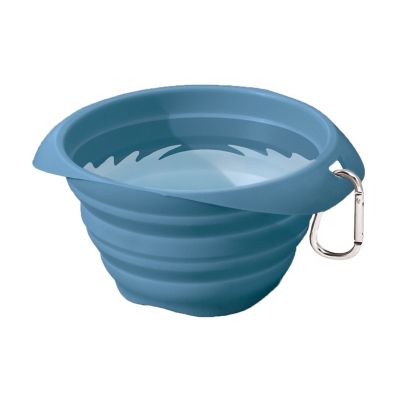 Kurgo Collaps-a-Bowl Pet Bowl, 24 oz., Blue It also folds out for frankly a huge bowl, much bigger than most other bowls you can find on the market