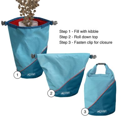 Image showing  Kibble Carrier Dog Food Storage Bag, 5 lb., Chili Red