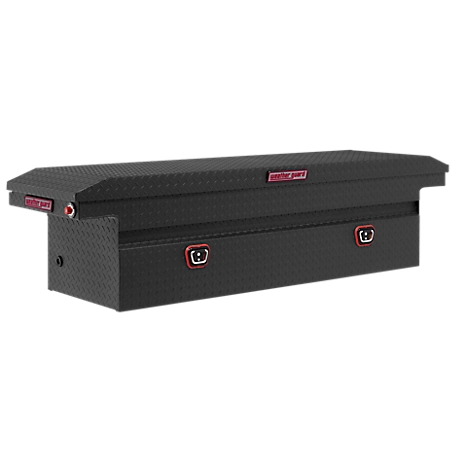 Weather Guard 72in. Textured Matte Black Aluminum Low Profile Crossover Truck Tool Box