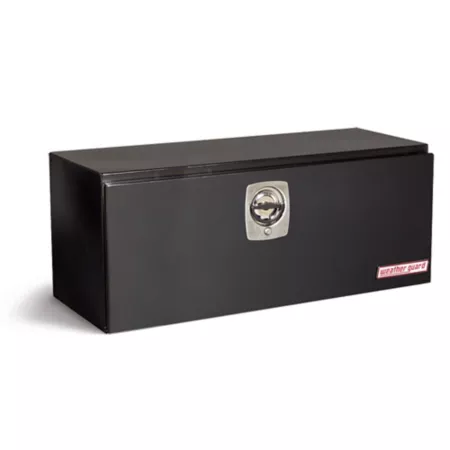 Weather Guard Underbed Truck Box in Gloss Black Steel 8 in x 48 in x 18 in 9.1 cu ft. Underbody Truck Tool Boxes