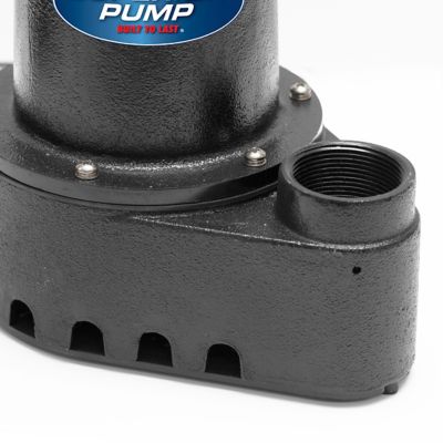 Image showing  1/2 HP 120V Electric Submersible Cast Iron Utility Pump, 4,200 GPH