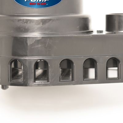 Image showing  1/3 HP 120V Electric Submersible Thermoplastic Sump Pump, 2,880 GPH