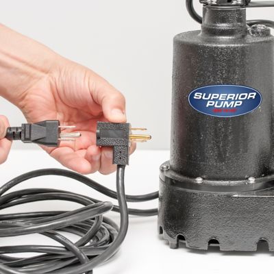 Image showing  1/2 HP 120V Electric Submersible Cast Iron Sump Pump, 3,300 GPH, 3,300 GPH