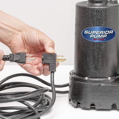 Image showing  1/2 HP Submersible Cast Iron Sump Pump, 4,200 GPH, 92511