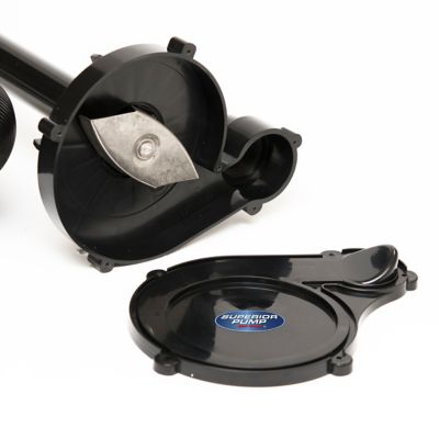 Image showing  1/3 HP 120V Electric Thermoplastic Pedestal Sump Pump, 3,000 GPH