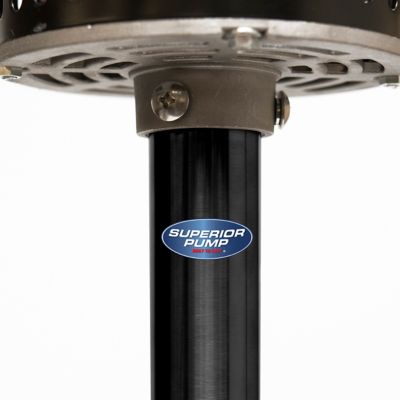 Image showing 6 th Superior Pump 1/3 HP 120V Electric Thermoplastic Pedestal Sump Pump, 3,000 GPH