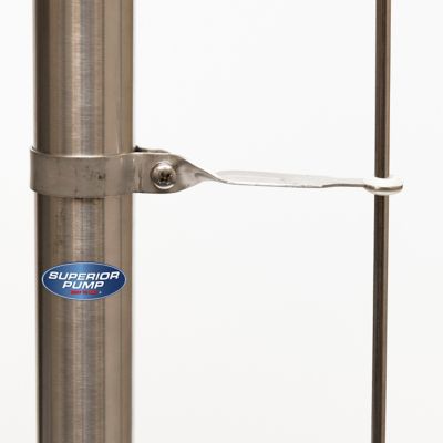 Image showing 8 th Superior Pump 1/3 HP 120V Electric Stainless Steel/Cast Iron Pedestal Sump Pump, 3,000 GPH