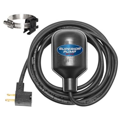 Superior Pump Wide Angle Tethered Float Switch, 92000