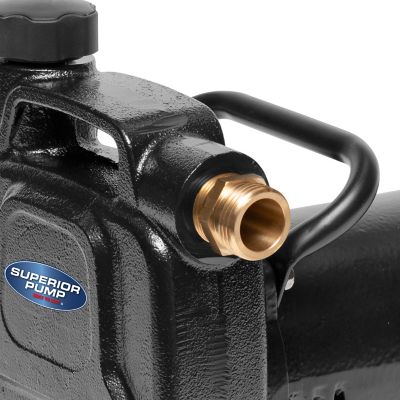 Image showing  1/2 HP 120V Electric Cast Iron Transfer Pump, 1,500 GPH