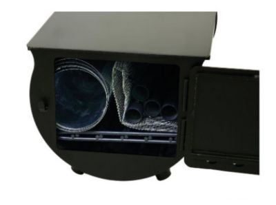 Image showing  Alpine Heavy-Duty Cylinder Camp Stove, 252 sq. in.