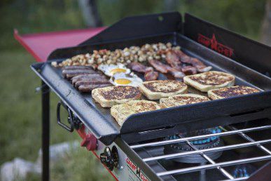 Image showing  Professional Flat-Top 2-Burner Griddle, 16 in. x 24 in.