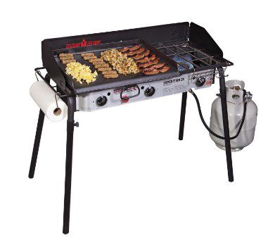 Image showing 6 th Camp Chef Professional Flat-Top 2-Burner Griddle, 16 in. x 24 in.