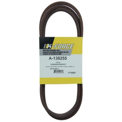 craftsman 50 inch mower deck belt size
