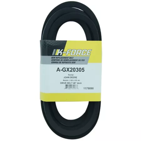 A & I Products 48 in Aramid Lawn Mower Deck Belt for John Deere Mowers GX20305 Mower Belts