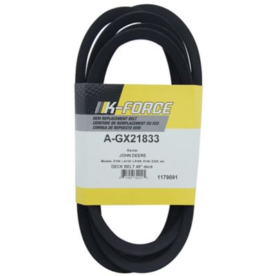 A & I Products 46 in., 48 in., 50 in. and 54 in. Deck Aramid Lawn Mower Deck Belt for John Deere Mowers