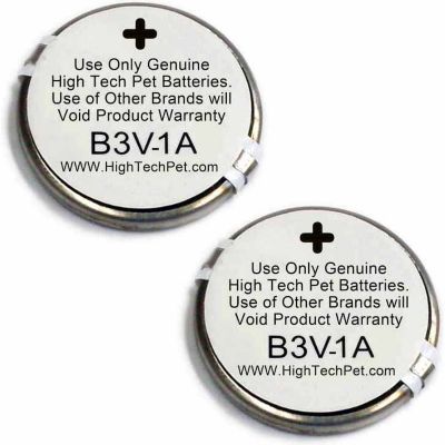 High Tech Pet Dog Collar Battery B-3V1A for the MS-4 and MS-5 Systems, 2 pk.