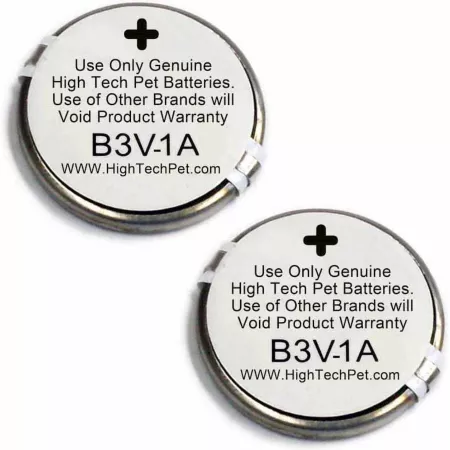 High Tech B-3V1A Dog Collar Battery for MS-4 and MS-5 Systems 2 Pack Collar Batteries & Accessories