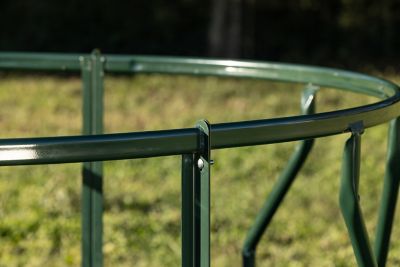 Image showing  1 Round Sheeted Bale Steel Livestock Feeder, 8 ft. x 45 in.