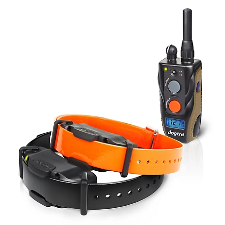 Dogtra Ergonomic IPX9K Waterproof High-Output 2-Dog Remote Dog Training E-Collar, 3/4 Mile Range