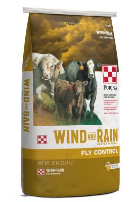 Purina Wind and Rain All Season Texas 7 Complete Cattle Mineral with Fly Control, 50 lb. Bag