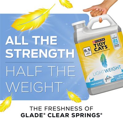 Image showing  Glade Clear Springs Scented Clumping Clay Multi-Cat Low Dust Cat Litter