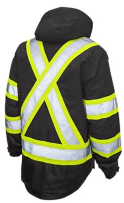 Tough Duck Men's Hi-Vis 5-in-1 Safety Jacket