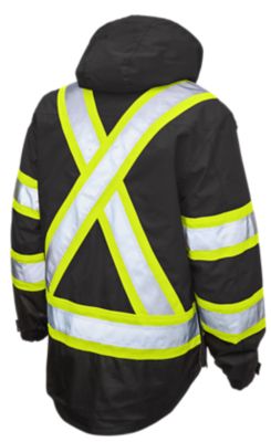 Image showing 0 th Tough Duck Men's Hi-Vis 5-in-1 Safety Jacket