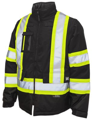 Image showing 1 th Tough Duck Men's Hi-Vis 5-in-1 Safety Jacket