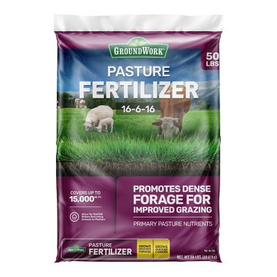 GroundWork 50 lb. 15,000 sq. ft. 16-6-16 Pasture Fertilizer