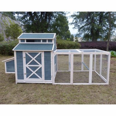 Producer's Pride Prairie Chicken Coop, 6 to 8 Chicken Capacity, Gray