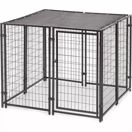 FENCEMASTER Kennel System 4' x 5' x 5' Cottageview Welded Wire Dog Kennel Dog Kennels